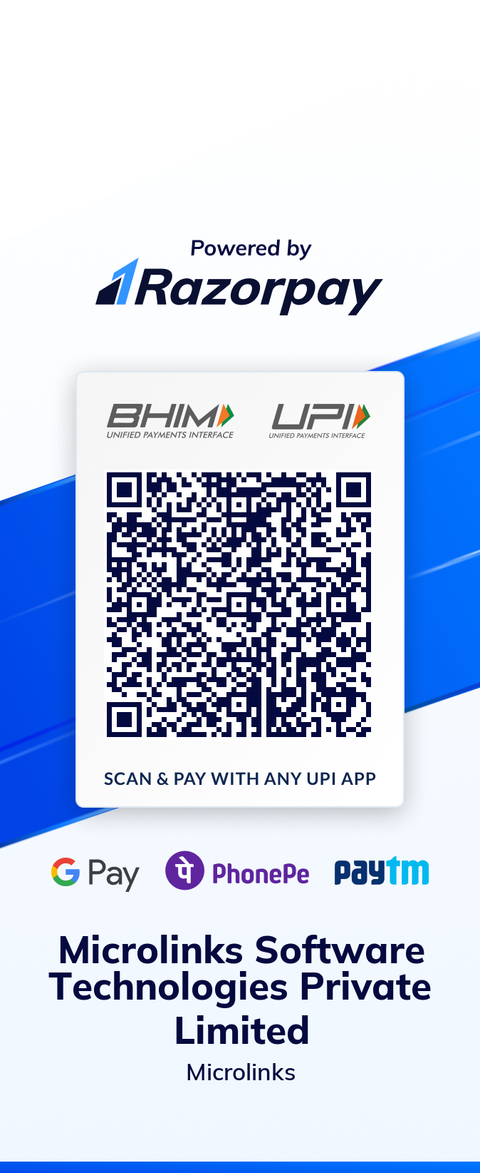 RazorPay QR
